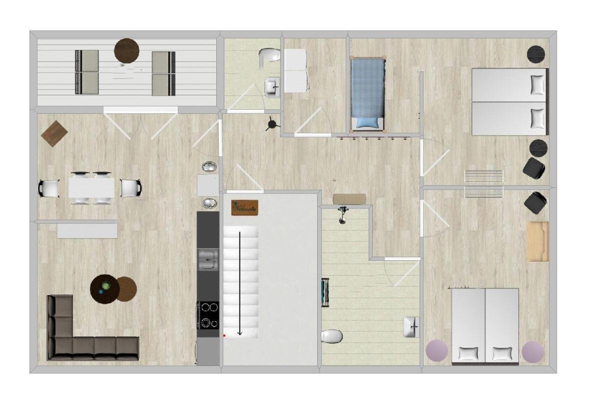 Hüde Schoenes Penthouse Duemmer See - Lembruch מראה חיצוני תמונה
